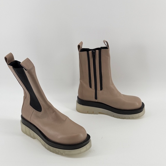 Jeffrey Campbell Shoes - Jeffrey Campbell Tanked Women’s Boots in Taupe 9 S61
